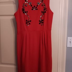 Cynthia rowley dress , medium , red
